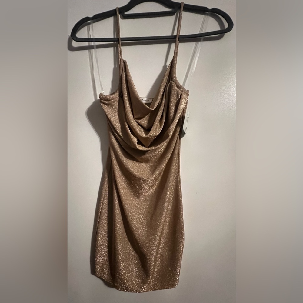 Shimmery beige dress new